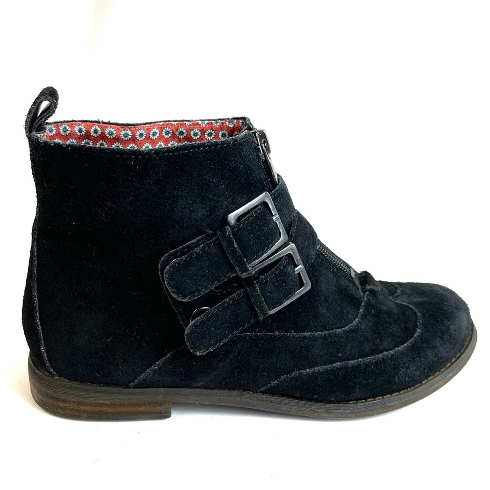 LUCKY BRAND Black Suede Boots